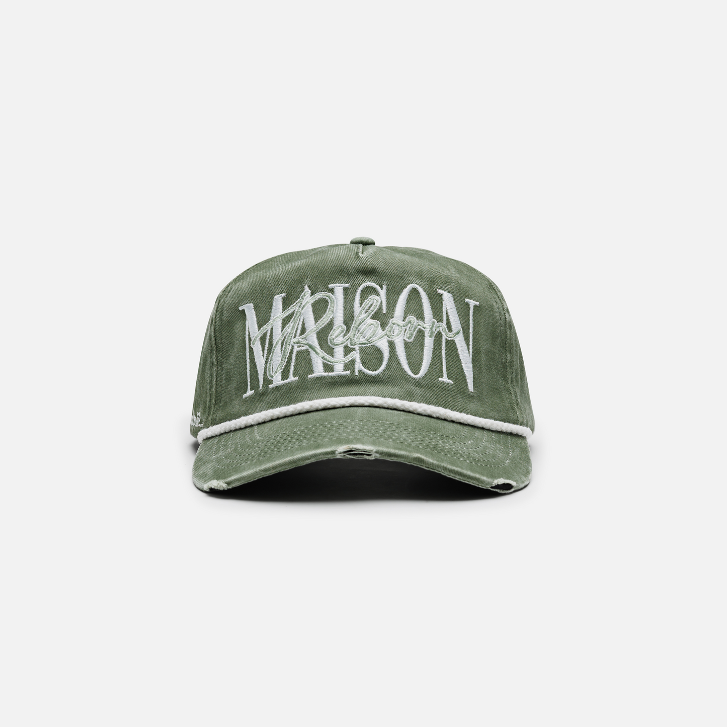Faded Green Script Cap