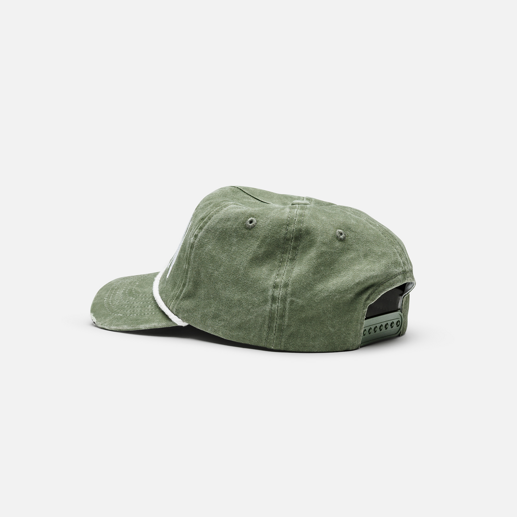 Faded Green Script Cap