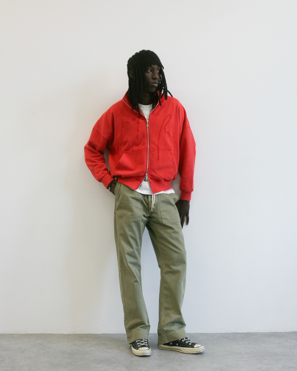 Red MR Track Top